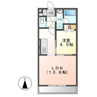 プランドール【3階】の間取り