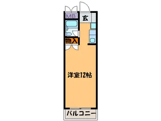 阪急曽根ユーリプラザIIの間取り