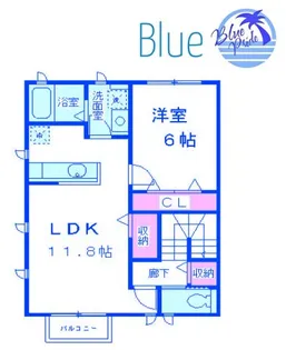 プリムローズ・ガーデン【2階】の間取り