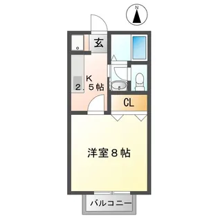サン・friends木曽I【1階】の間取り