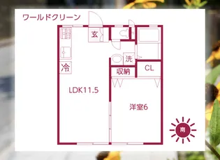 相和ハイツ【1階】の間取り