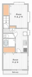 ツインズ西落合【2階】の間取り