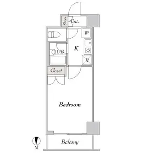 BLUROCK秋葉原【4階】の間取り