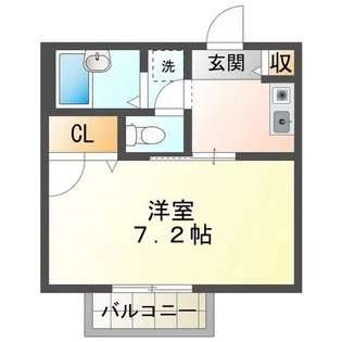 グレースハイム【1階】の間取り