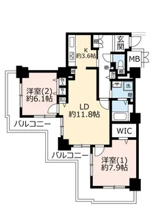 UR酉島リバーサイドヒルなぎさ街【24階】の間取り