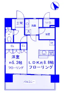 デル・スール・テラス【2階】の間取り