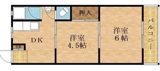 第3岩見ビル【4階】の間取り