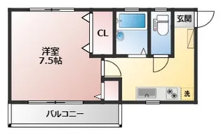 ハイネス小林C【2階】の間取り