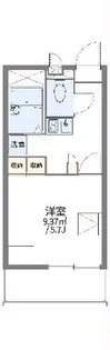 レオパレスルーメン【3階】の間取り