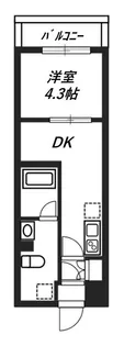 リヴシティ八王子【3階】の間取り
