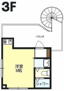 アズール幡ヶ谷【3階】の間取り