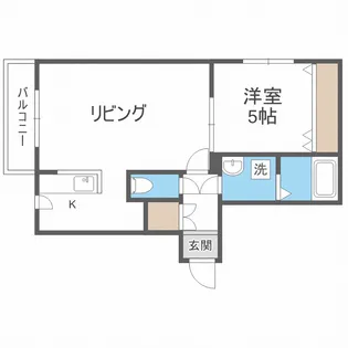 クラリス東札幌II【4階】の間取り