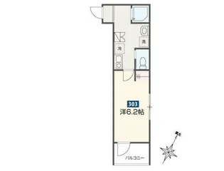MELDIA小田急相模原II【1階】の間取り