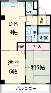 Gサイド白羽根【3階】の間取り
