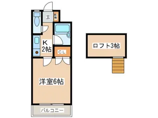 メリーメイトI【1階】の間取り