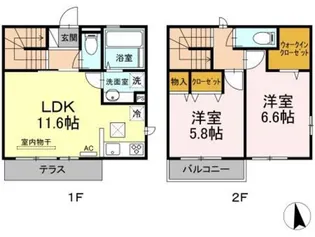 柚子季 III【1階】の間取り