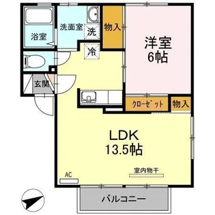 ドリームさくら【2階】の間取り