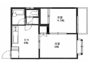 エイハイツGREEN【1階】の間取り