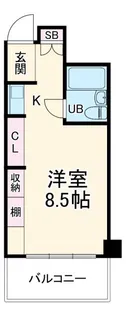 クレセントコート川崎【4階】の間取り