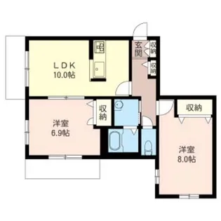ルフレ【1階】の間取り