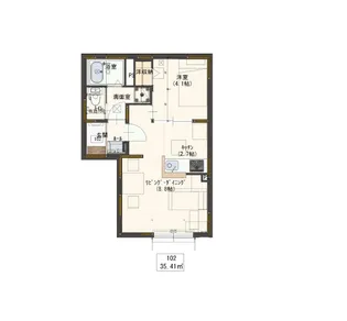 casa felie(カーザ・フェリーチェ)【1階】の間取り