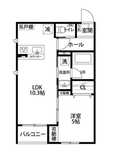 ブランフォーレ【1階】の間取り