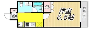 ベルファース尼崎【3階】の間取り