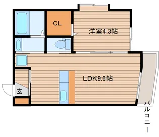 サンシャイン【2階】の間取り