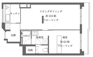 プラザ江戸川橋【8階】の間取り