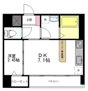 プライム上杉【6階】の間取り
