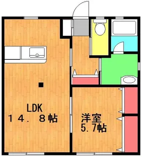 コーポ武内【2階】の間取り