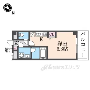AILE武庫之荘【3階】の間取り