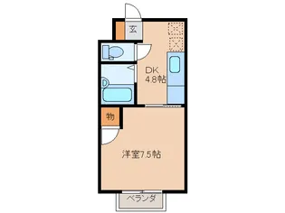 メゾンAD【2階】の間取り