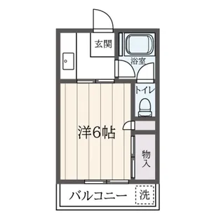 ニューオーツカマンション【2階】の間取り