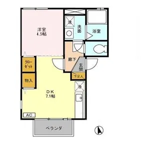 レグルス C【2階】の間取り