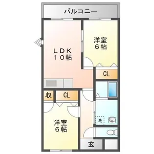 ブライトリーT【2階】の間取り
