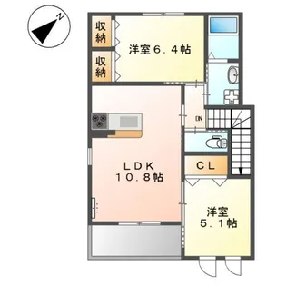 フォー・シーズンズ【2階】の間取り