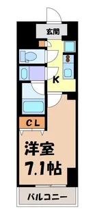 ドゥナーレ辻町【1階】の間取り