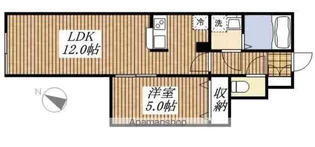 ラフォルテ福生【1階】の間取り