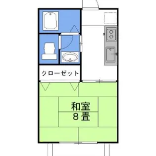 グラシアスWest【2階】の間取り