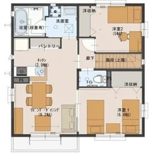 Eminent横町C【2階】の間取り