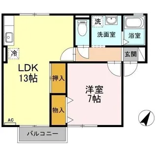 ベルエポック【2階】の間取り