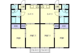 グリーンパル【1階】の間取り