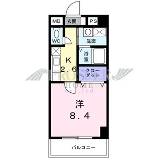ベル フルール エヌ・エス【3階】の間取り