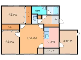 クッキー【3階】の間取り