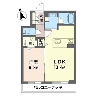 シャーメゾン本郷【1階】の間取り