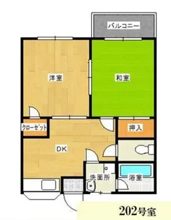 スターハイツ若菜【2階】の間取り