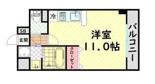 アリオーラ中百舌鳥【2階】の間取り