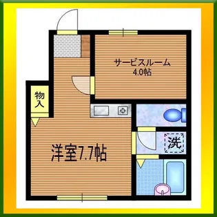 サンコート東伏見【1階】の間取り