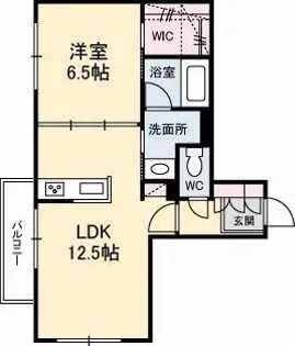 ラ・パーチェ【2階】の間取り